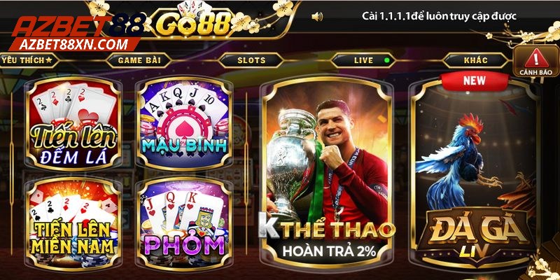 Cá cược Thể thao là một sảnh mới nhưng rất được yêu thích tại Go88